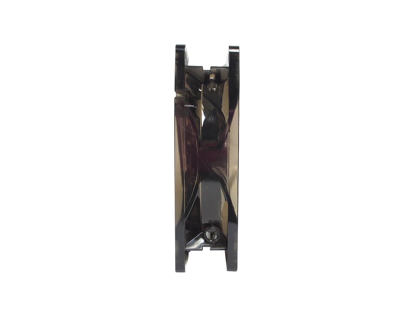 Left. Bluegears - b-PWM 90mm Black, Speed range 500-4000 RPM, Airflow at 88 CFM, 2 ball bearing, 4 pins PWM fan - Translucent Black.