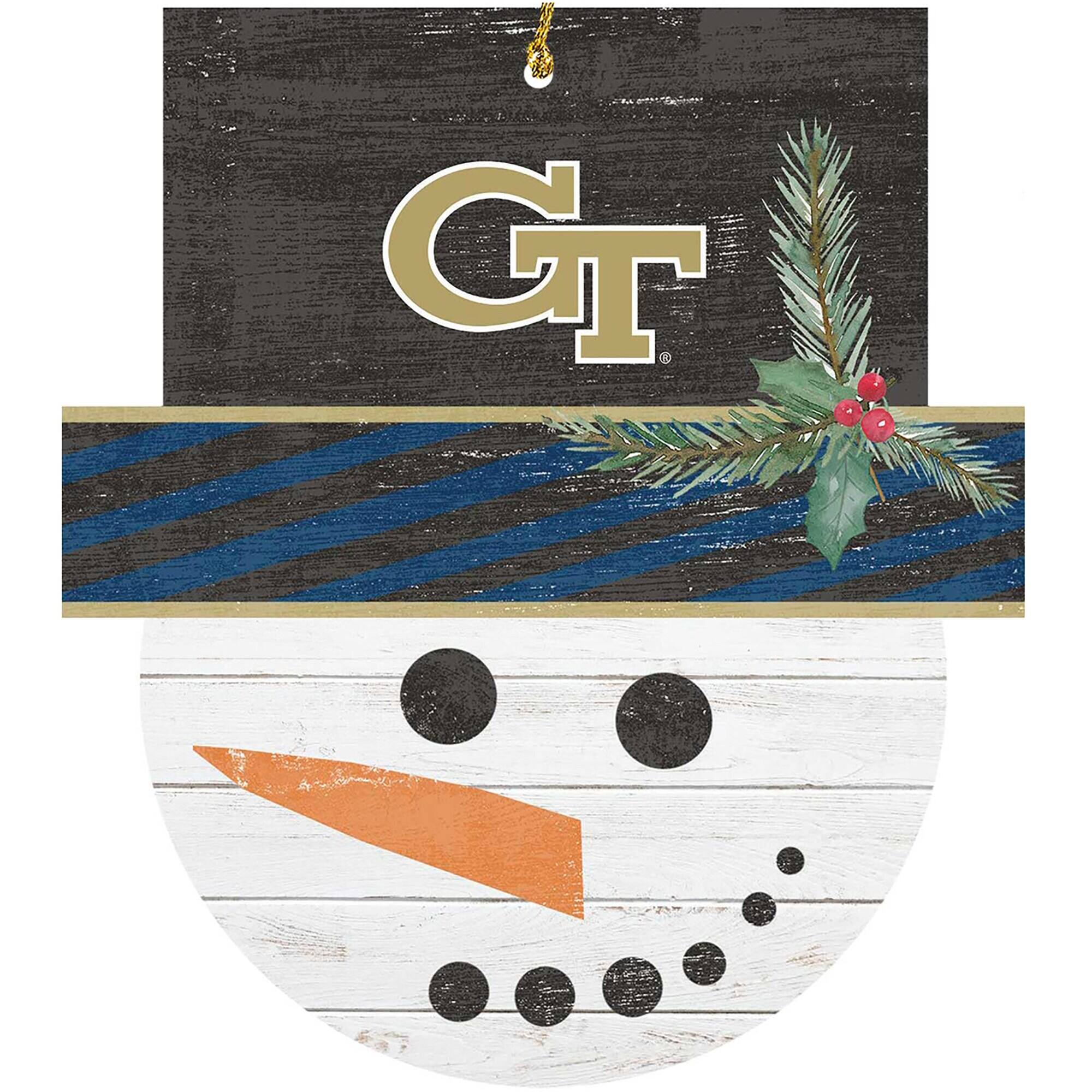 Alt View 3. Jardine - Georgia Tech Yellow Jackets Ornament Bundle - White.
