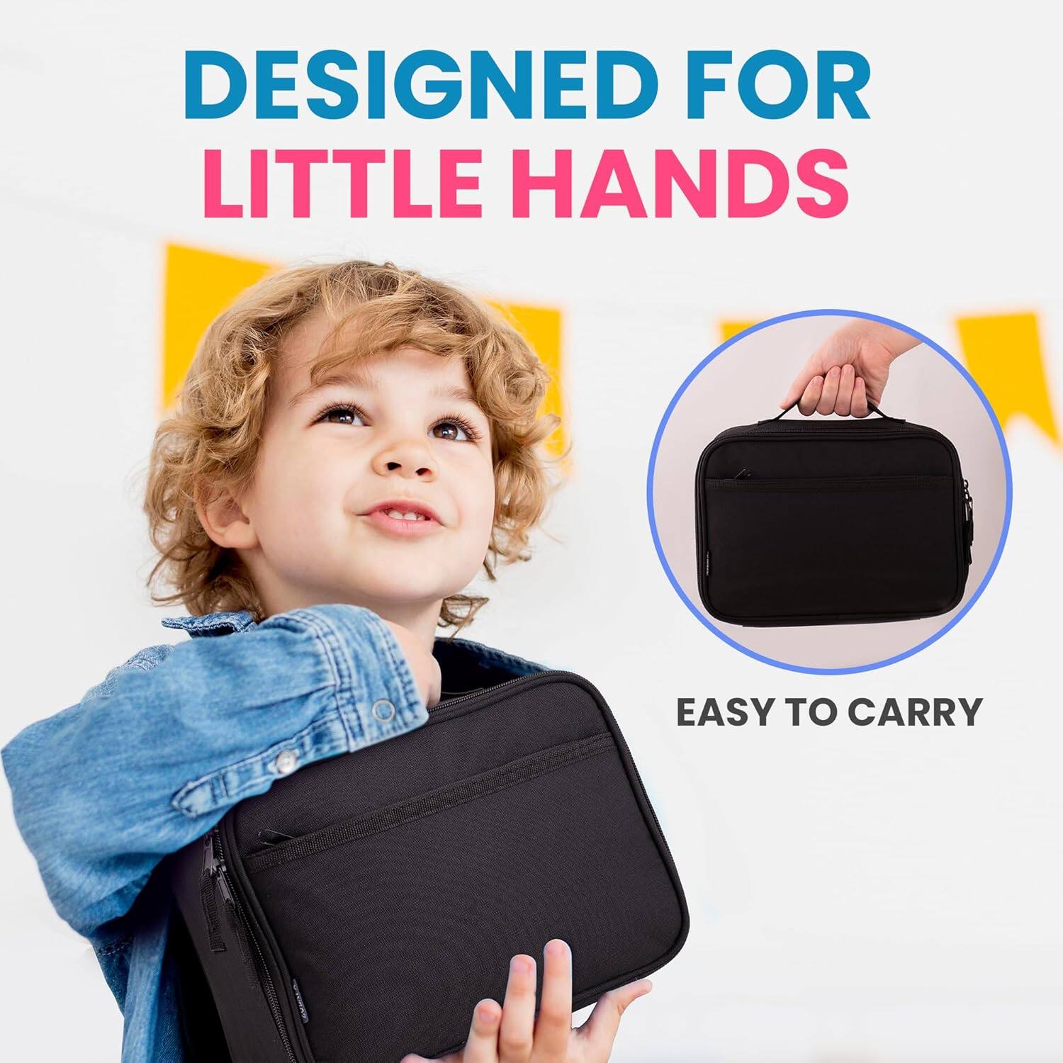 DESIGNED FOR LITTLE HANDS
EASY TO CARRY