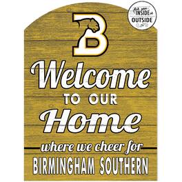 Jardine - Birmingham-Southern Panthers 16'' x 22'' Indoor/Outdoor Marquee Sign - Black