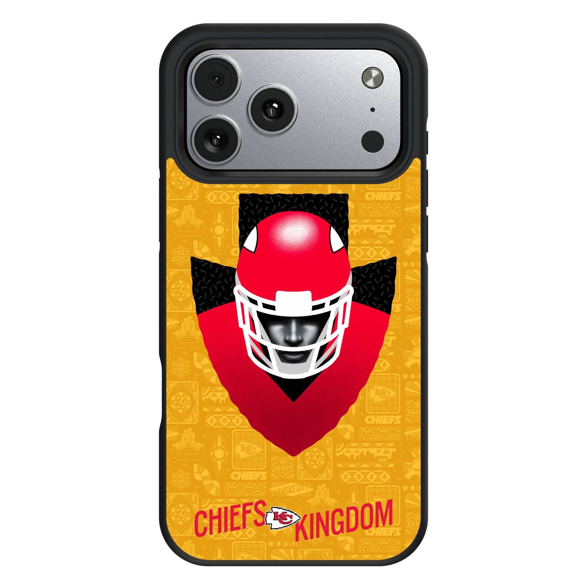 Keyscaper - NFL - Kansas City Chiefs Bump Case with 8.2ft Drop Protection - 15 - Black