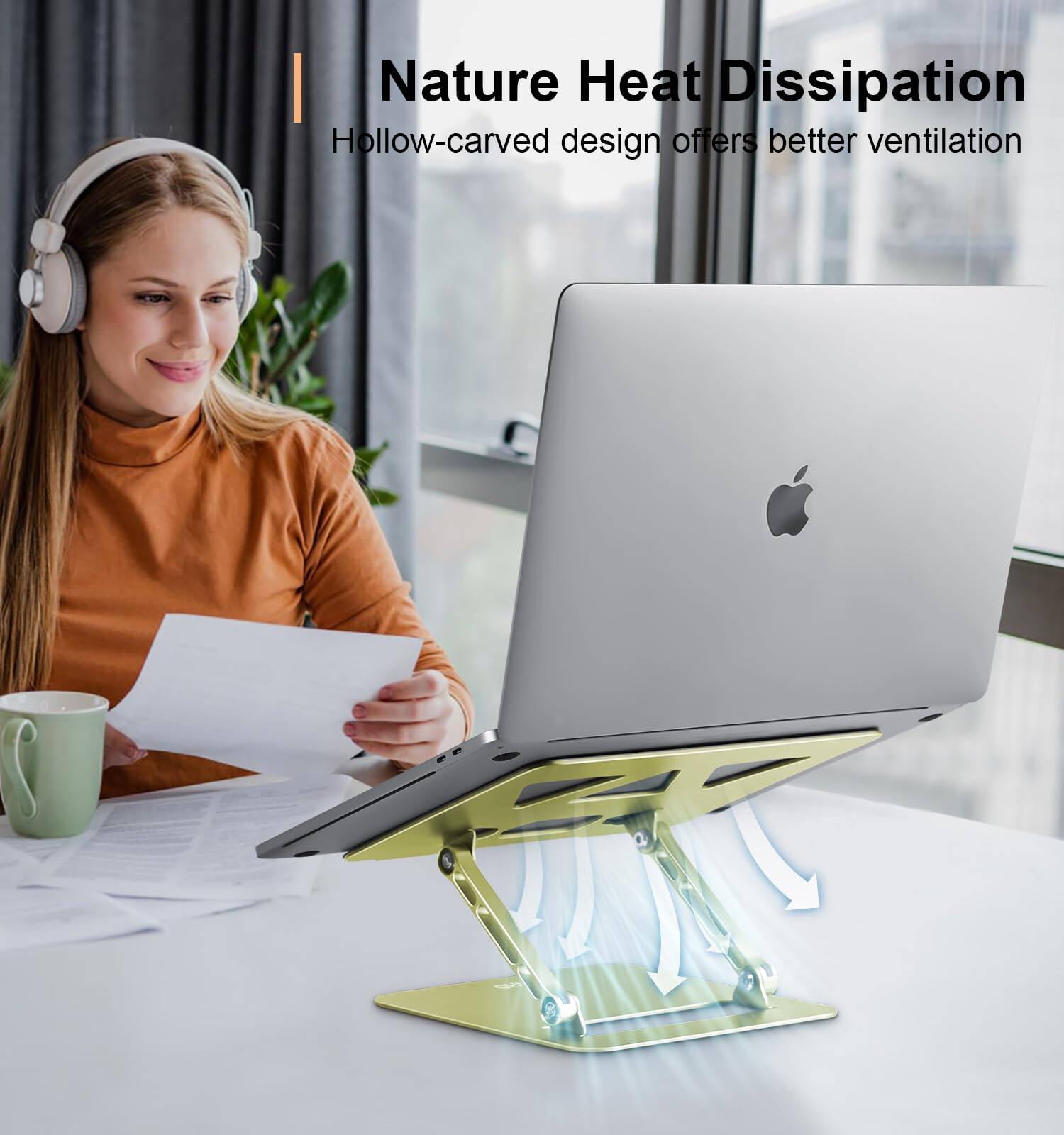 Nature Heat Dissipation  
Hollow-carved design offers better ventilation
