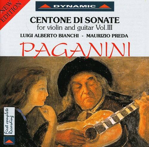 N. Paganini - Sonatas for Violin & Guitar 3   - COMPACT DISCS [CD]