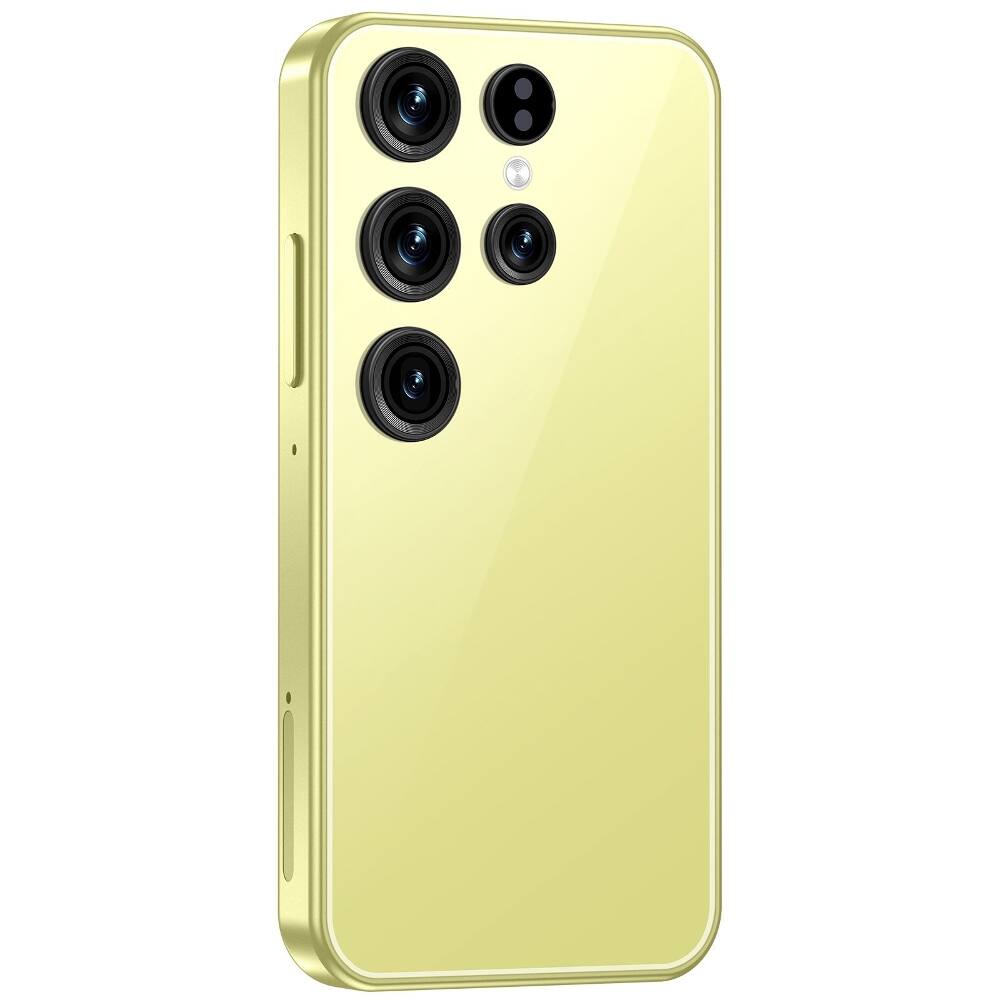 Angle. Loheer - Loheer S24 Mini Smartphone Kids Pocket Phone 3.5 Inch HD Dual SIM 64GB Small Starter Phone Facial Recognition Gold - Gold.