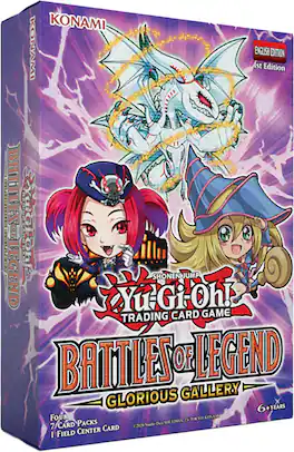 Konami - Yu-Gi-Oh! Battles of Legend Glorious Gallery 4Pk with Field Center Card