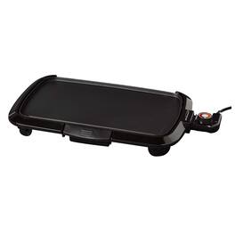 Brentwood - 16 x 10 Inch Non-Stick Electric Griddle with Drip Tray - Black
