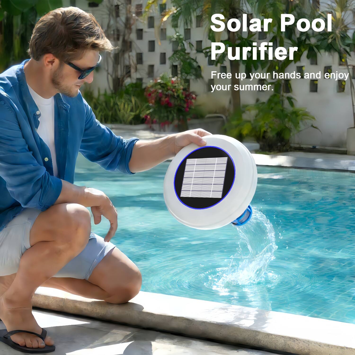 Solar Pool Purifier  
Free up your hands and enjoy your summer.
