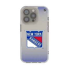 Keyscaper - NHL - New York Rangers Linen Logo iPhone Clear Case - 16e - Multicolor