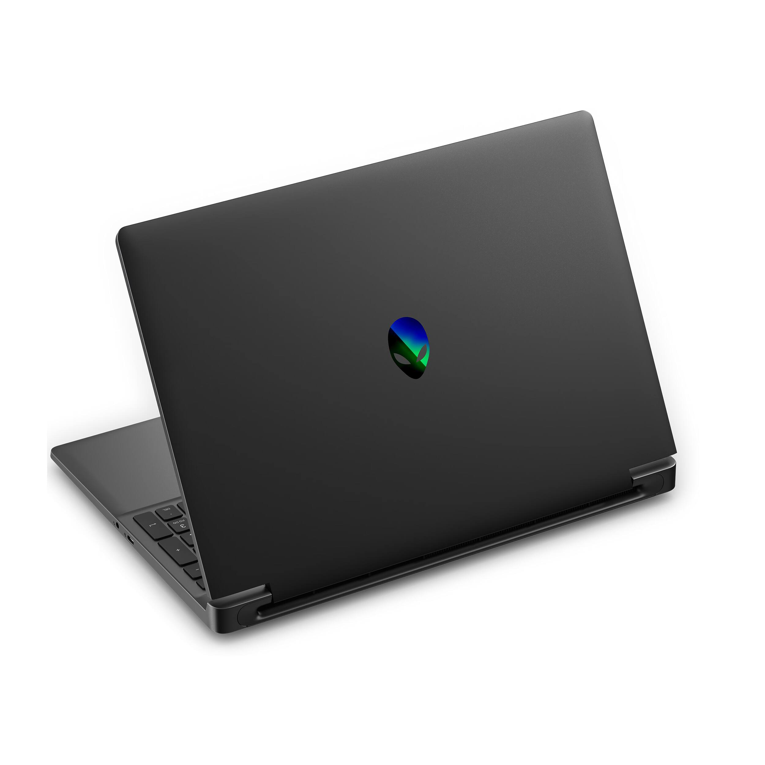 Alt View 3. Dell - Dell Alienware 15 15.3" Gaming Laptop,AMD Ryzen 5 220,16GB DDR5,512GB SSD+1TB Dock Set,GeForce RTX 4050,Win 11,Black - Black.