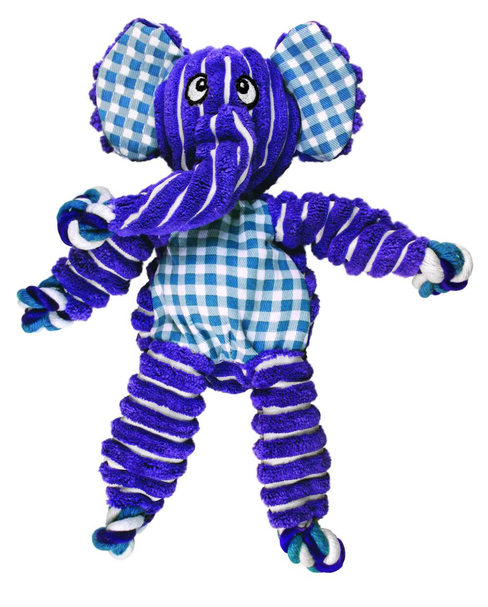 KONG Floppy Knots Elephant Dog Toy in Small/Medium Purple|Blue - Best Buy