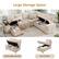 Large Storage Space
22.83" 44" 44" 22.83" 19.3" 19.3"
Comfortable Chenille
easy to store
