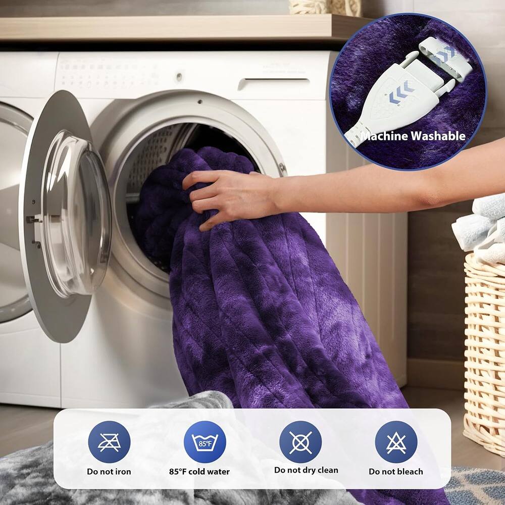Machine Washable  
Do not iron  
85°F cold water  
Do not dry clean  
Do not bleach