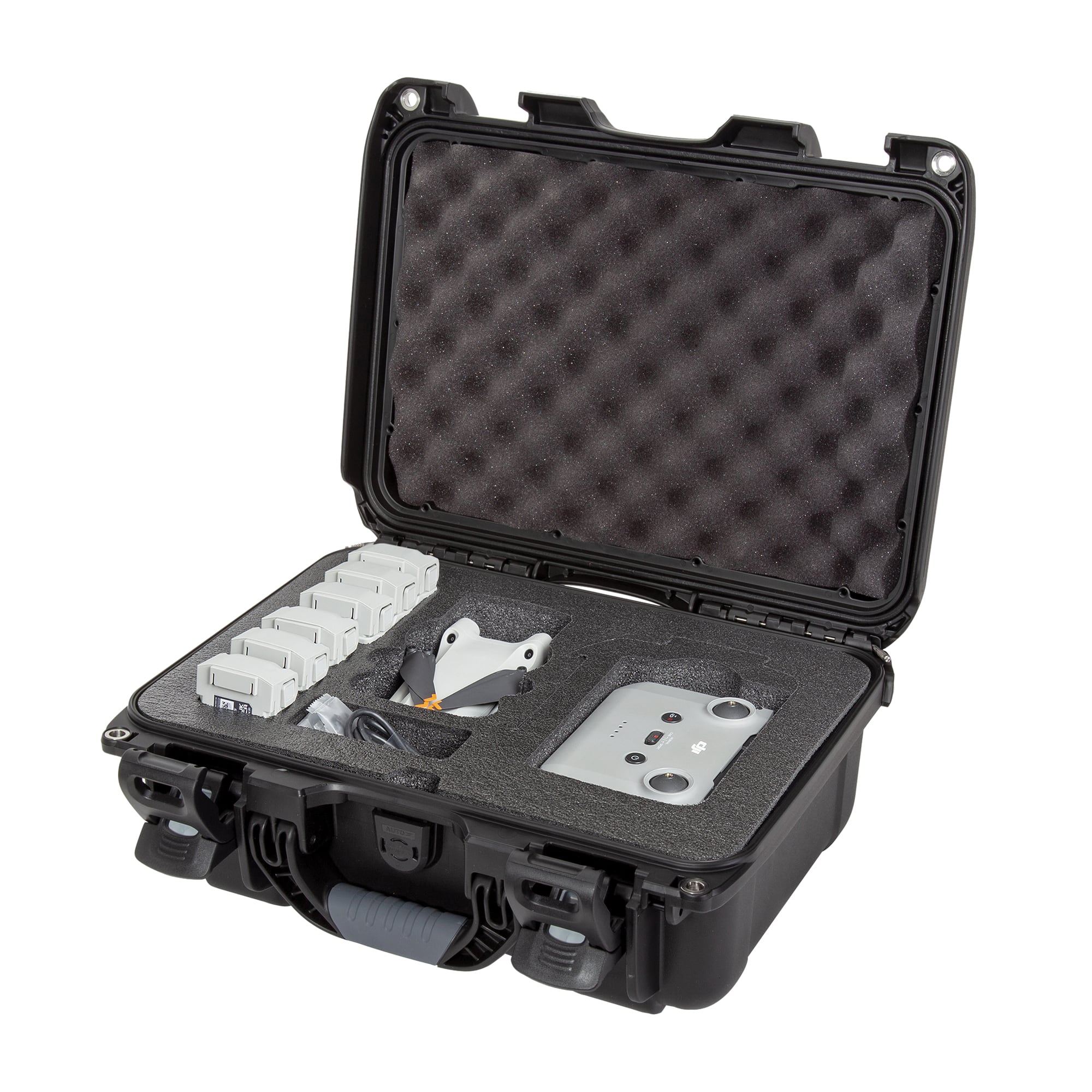 Front. NANUK - 915 Protective Hard Case with Insert for DJI Mini 3 Pro Fly More - Black.