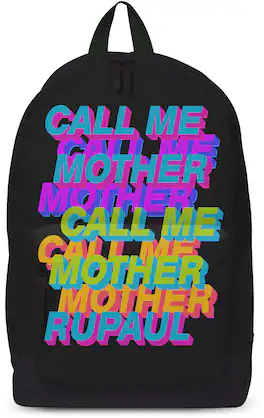 PopMarket - Rocksax - Ru Paul - Backpack: Call Me Mother - Multicolor