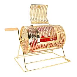 GSE Games & Sports Expert - Raffle Drum, Small Brass Raffle Ticket Spinning Cage, Holds 2,000 Tickets or 80 Ping Pong Balls
