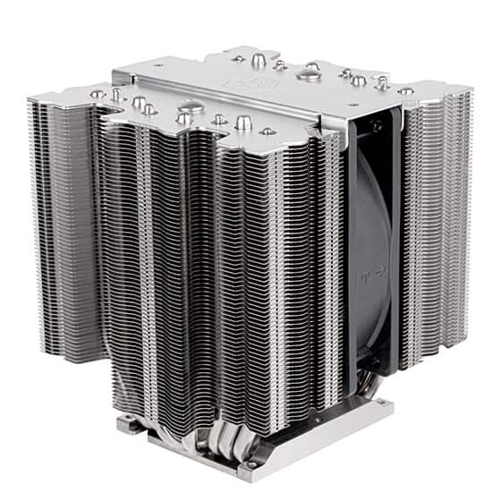 SilverStone - SST-XED120S-WS 4U Form Factor Industrial-Grade CPU Cooler with TDP 450W for Intel & AMD Server-Grade Sockets - Silver