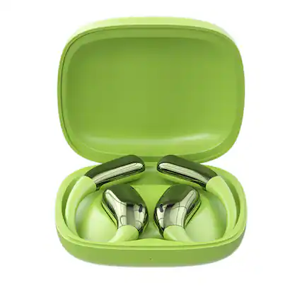 Front. YONWAY - Wireless Bluetooth Earbuds, Ear Hook Style Translation Earbuds Support 147 languages with Charging Case.