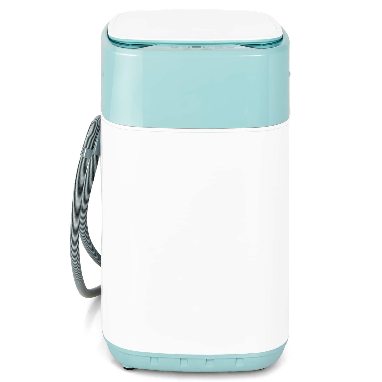 Ecooso - 8lbs Portable Fully Automatic Washing Machine with Drain Pump - Green