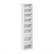 Front. Furinno - Indo 8-Tier Adjustable Shelves Multimedia Media Storage Tower Rack - White.