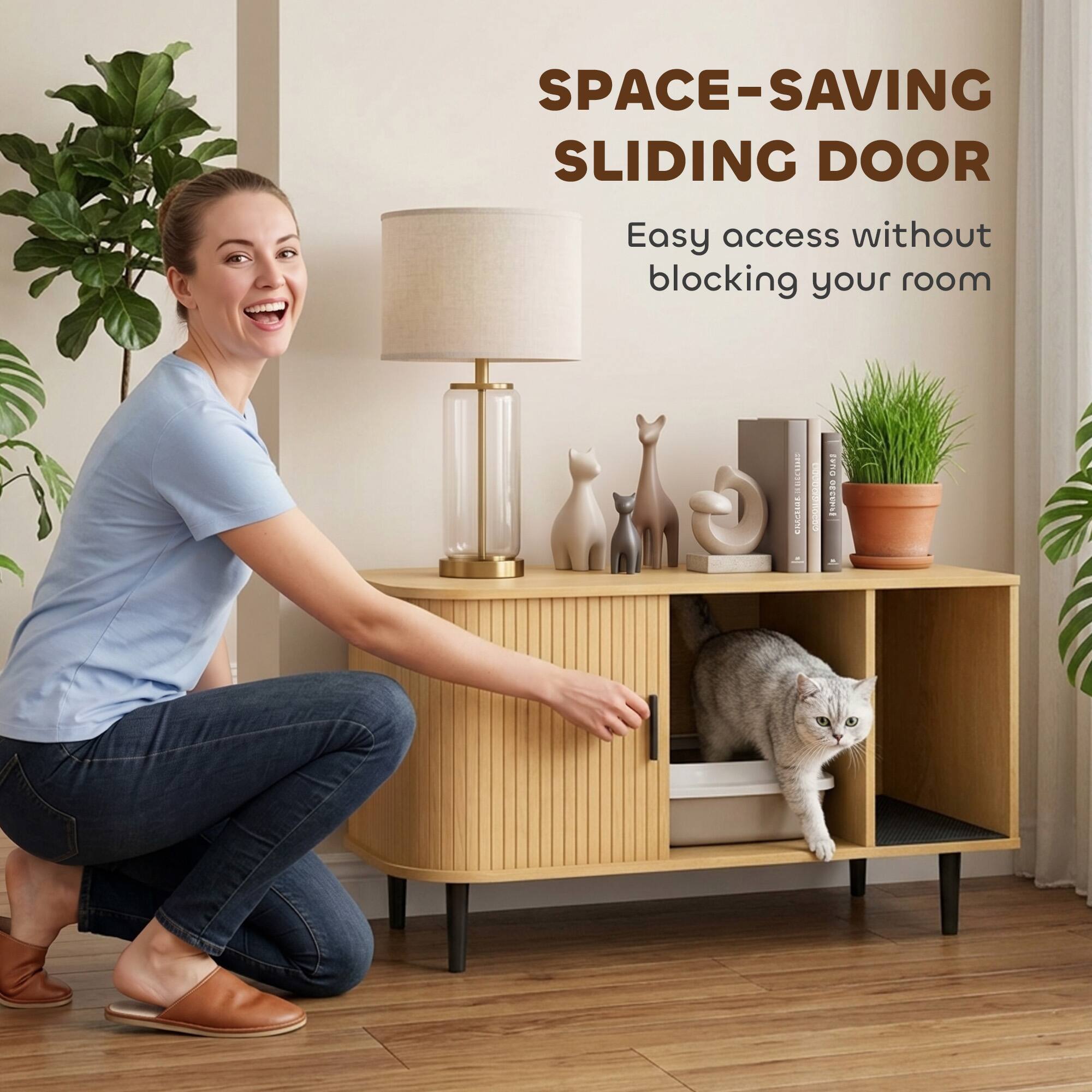 SPACE-SAVING SLIDING DOOR  
Easy access without blocking your room  
0755818  
EVRO DECORICS