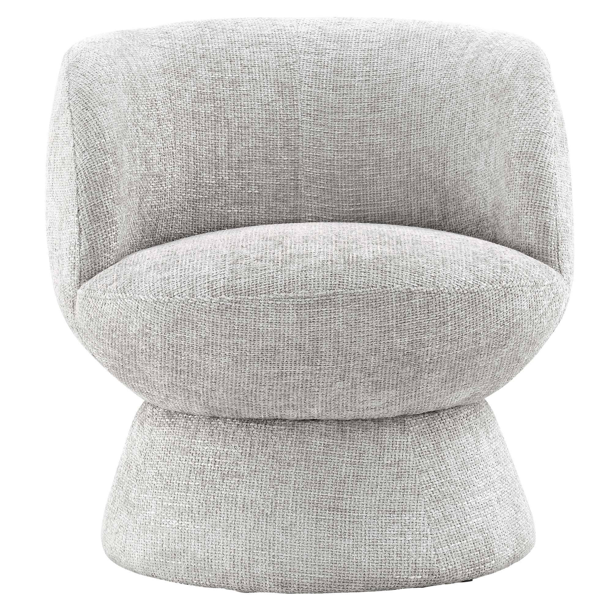 Alt View 4. Modway - Vesta Chenille Fabric Upholstered Swivel Chair by Modway - Dove Gray.