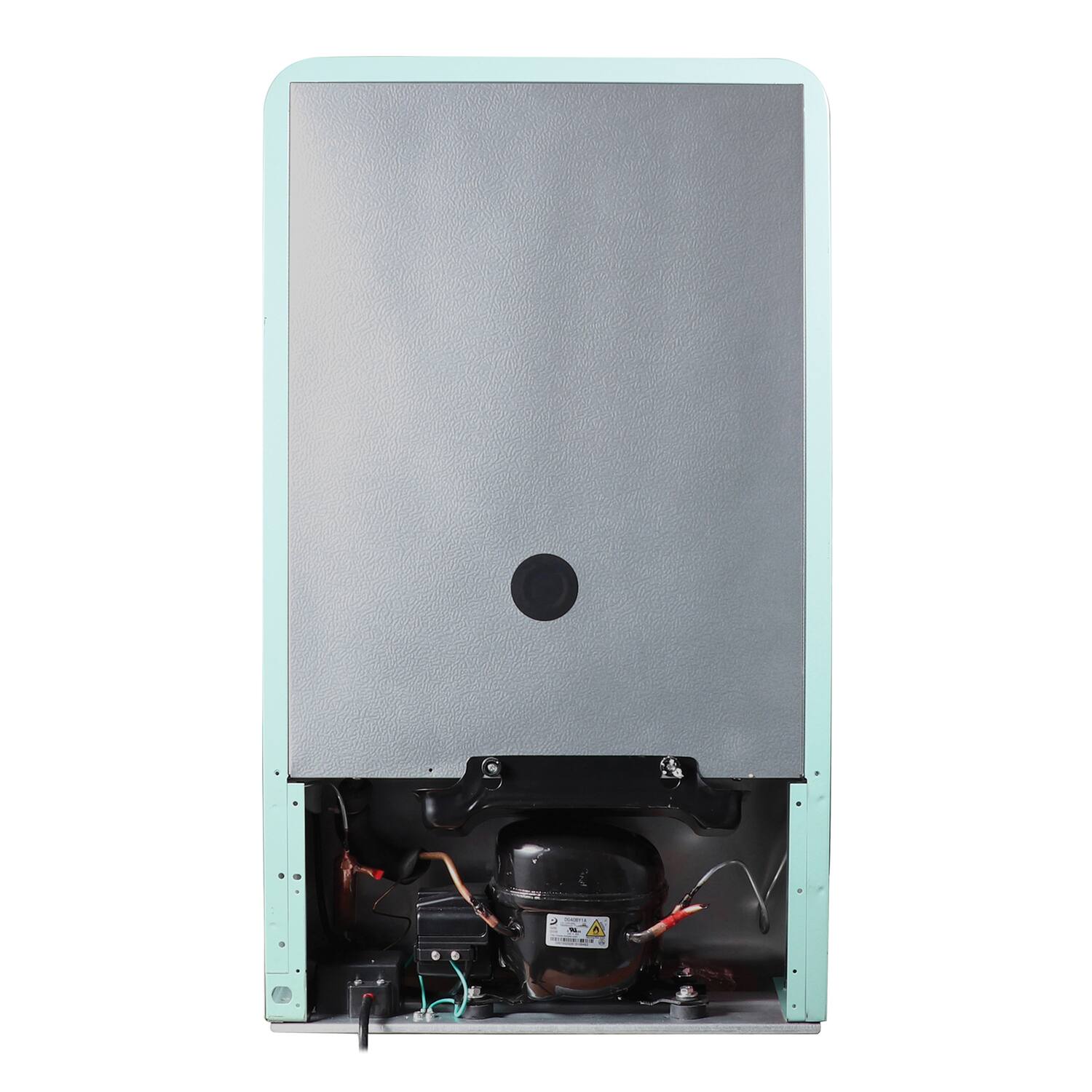 Left. Magic Chef - 3.4-Cu. Ft. Retro Beverage Cooler - Green.