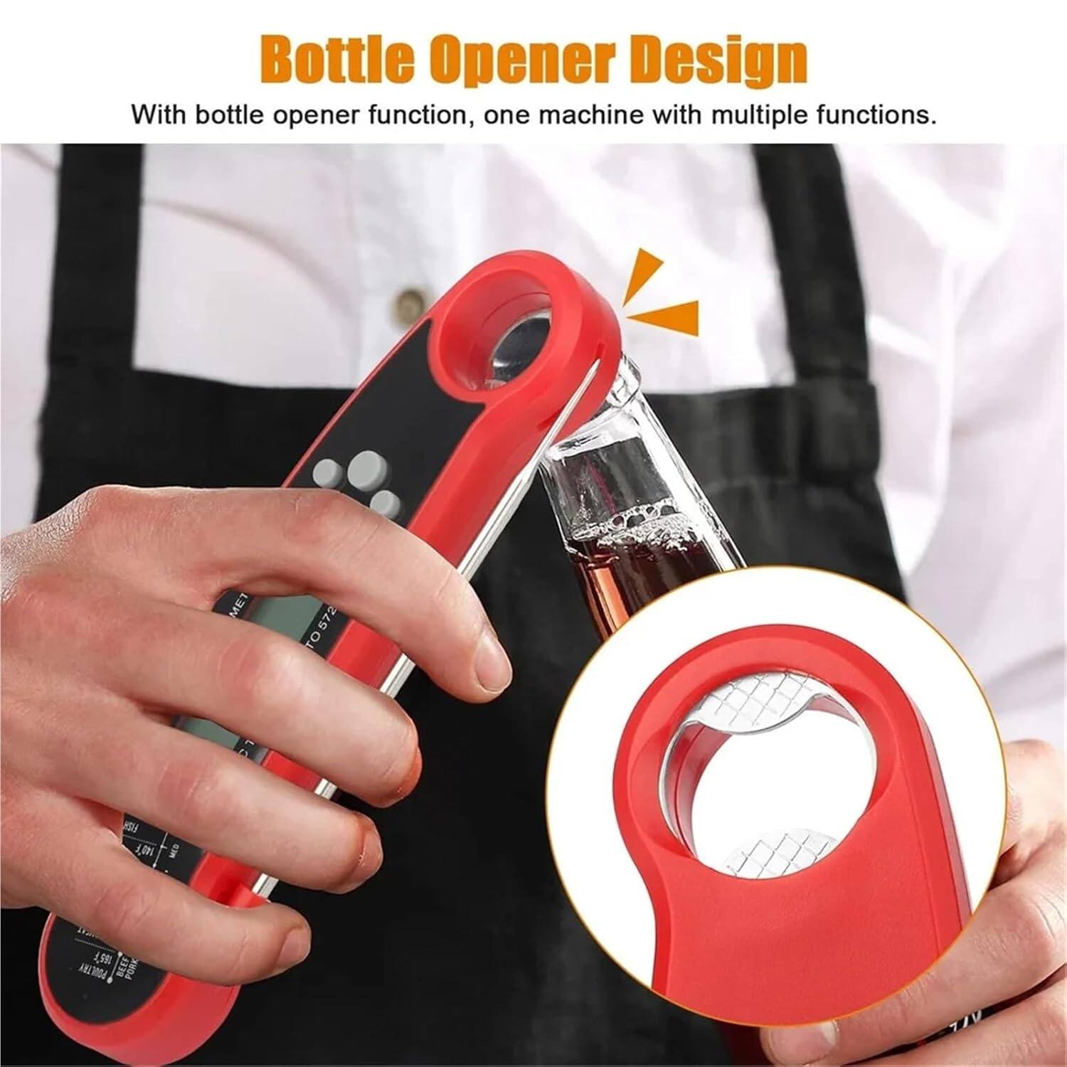 Bottle Opener Design  
With bottle opener function, one machine with multiple functions.