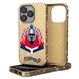 Keyscaper - NFL - Tennessee Titans 2024 Illustrated Limited Edition Bling iPhone Case - 14 - Gold