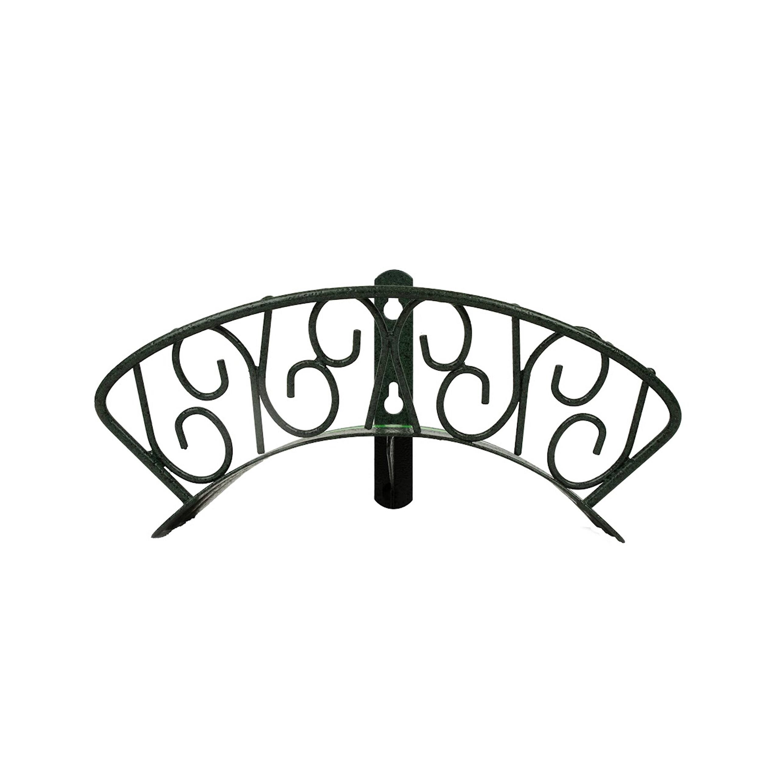 Front. Yard Butler - Heavy Duty Wall-Mounted Hose Hanger - Garden Hose Holder, Holds up to 125 Feet, Powder Coated Steel IHCWM-1SPIRAL.