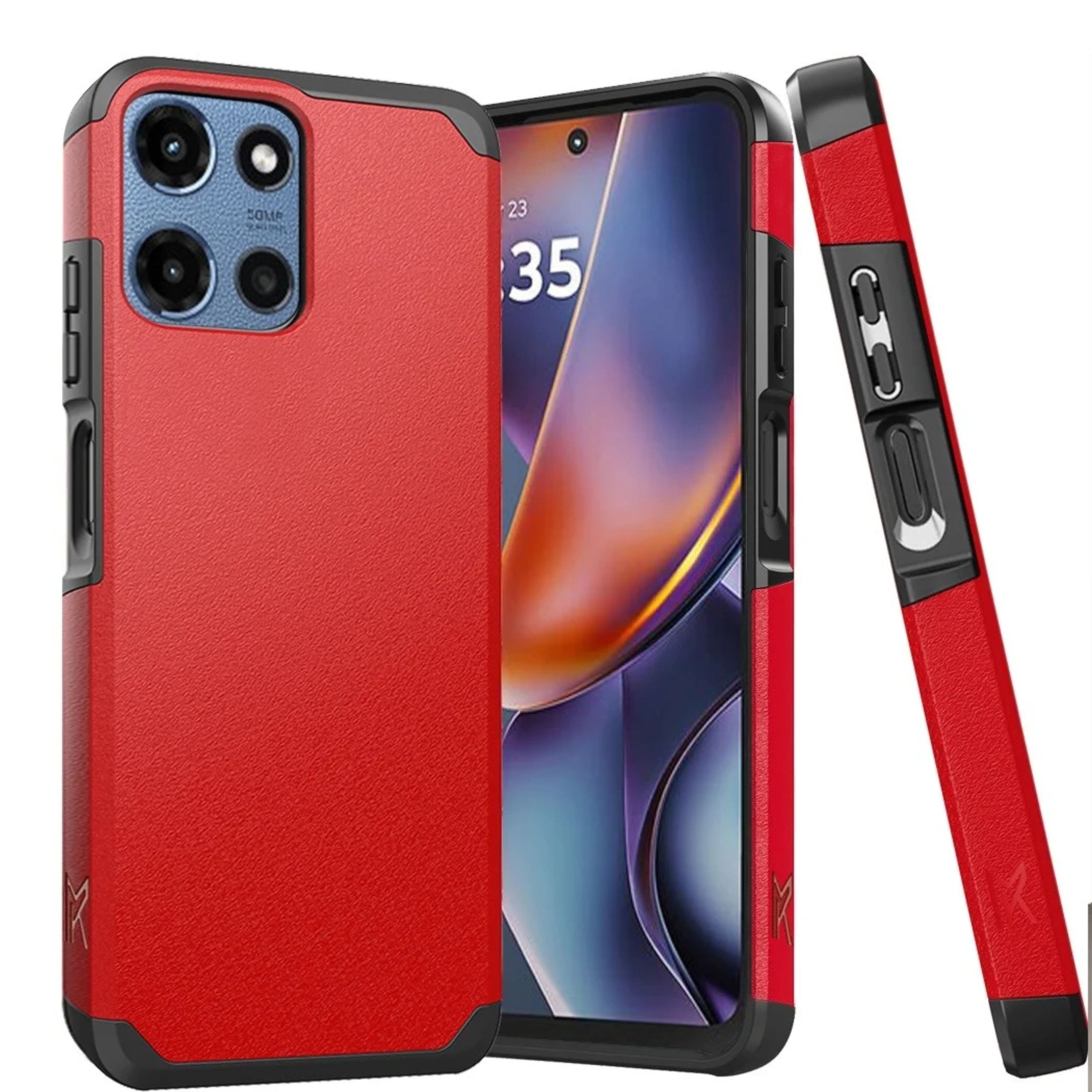 Kitcheniva - Tough Strong Hybrid Magnetic Mount Friendly Case For Motorola Moto G 2025 - Red price history on PriceWatchPro