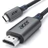 Acer - USB C to HDMI Cable for Home Office 3.3FT (4K@60Hz), High-Speed Type C to HDMI 2.0 Braided Cord - Gray