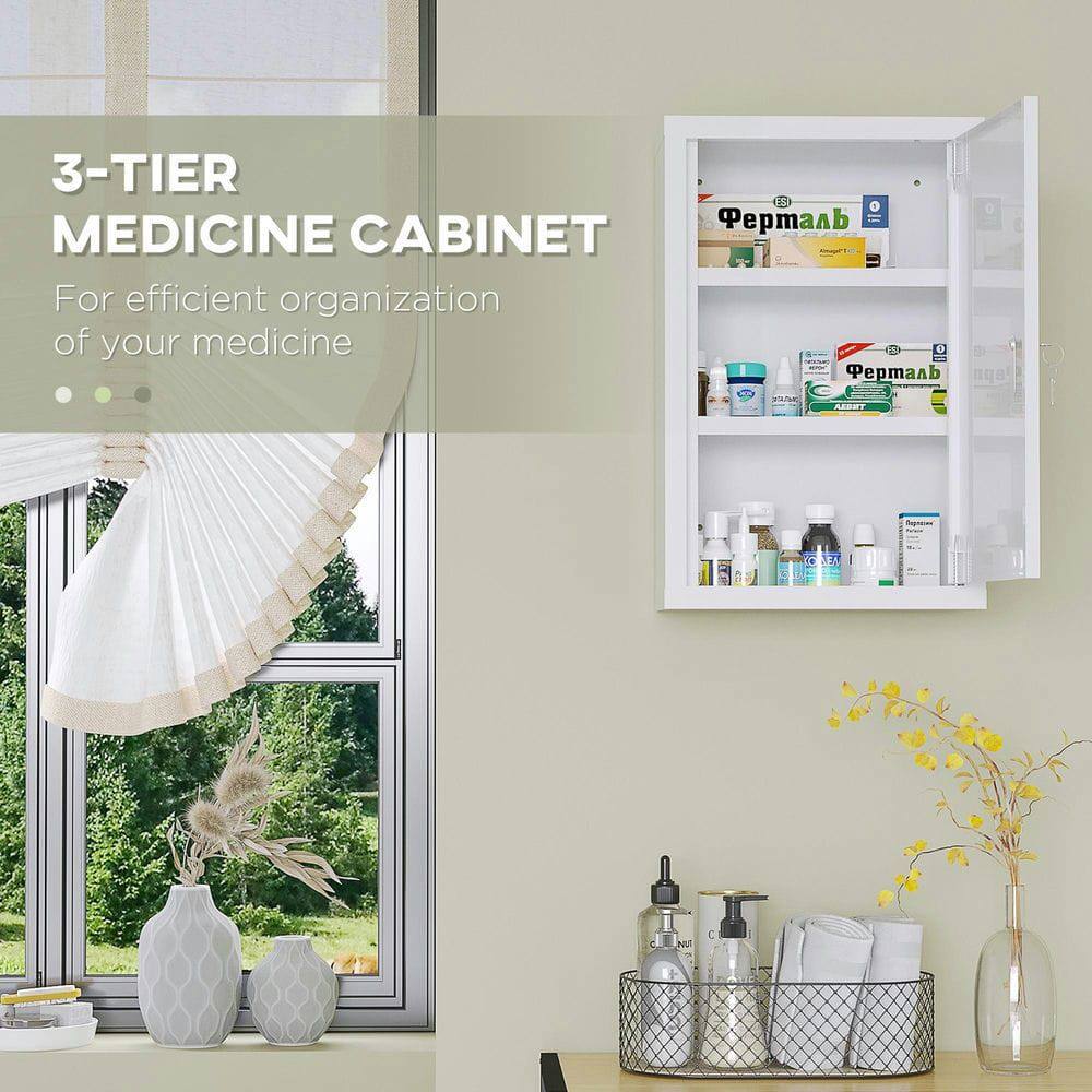 3-TIER MEDICINE CABINET  
For efficient organization of your medicine
