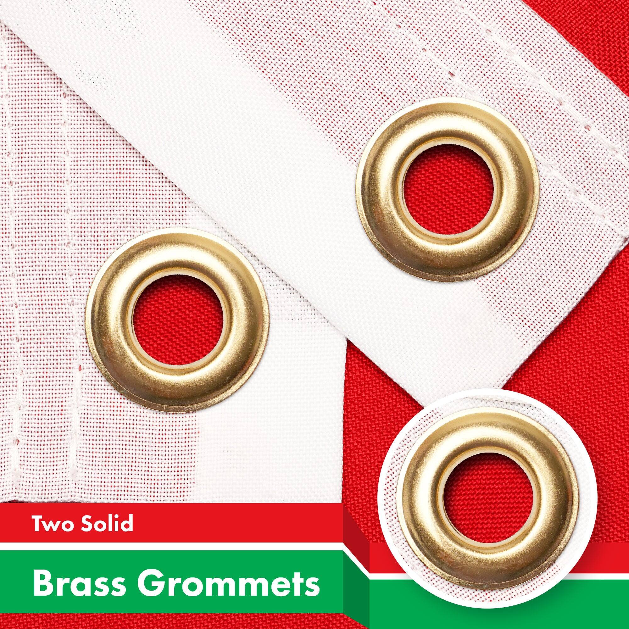 Two Solid Brass Grommets