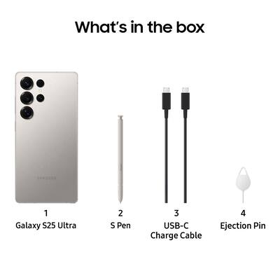 Samsung Galaxy S25 Ultra 256GB Titanium Gray (AT&T) SM-S938U Samsung Galaxy S25 Ultra 256GB Titanium Gray (AT&T) SM-S938U