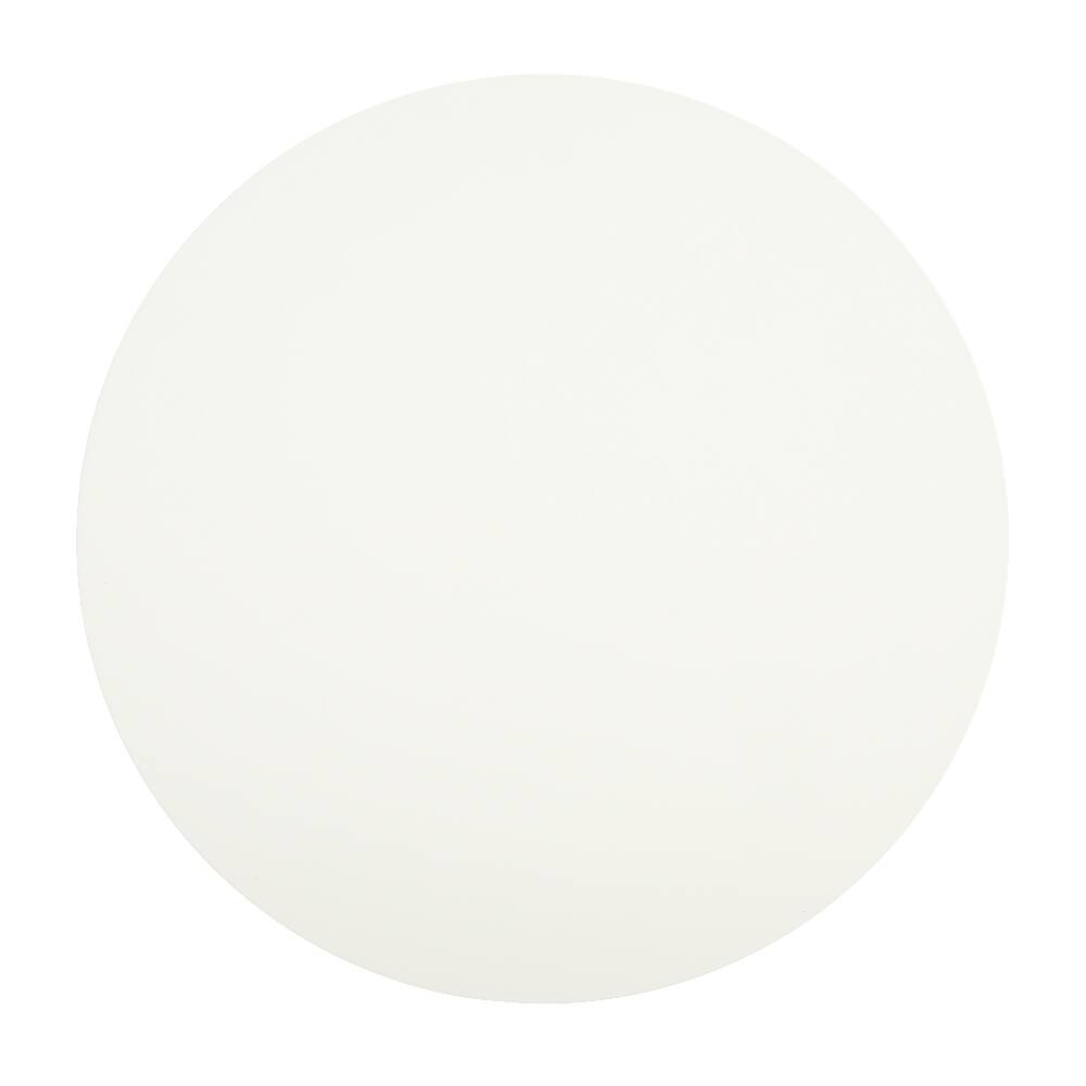 Alt View 4. Loheer - Loheer Round Metal Side Table 3-Tier Sliding Door End Table Matte White - White.