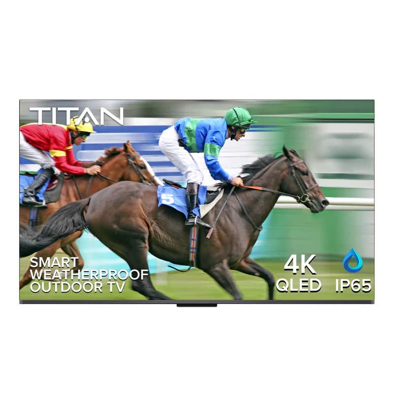 Titan - G200 QLED 65" Partial Sun Outdoor TV, Google OS, IP65 Weatherproof, 4K, (1700 Nits) USA