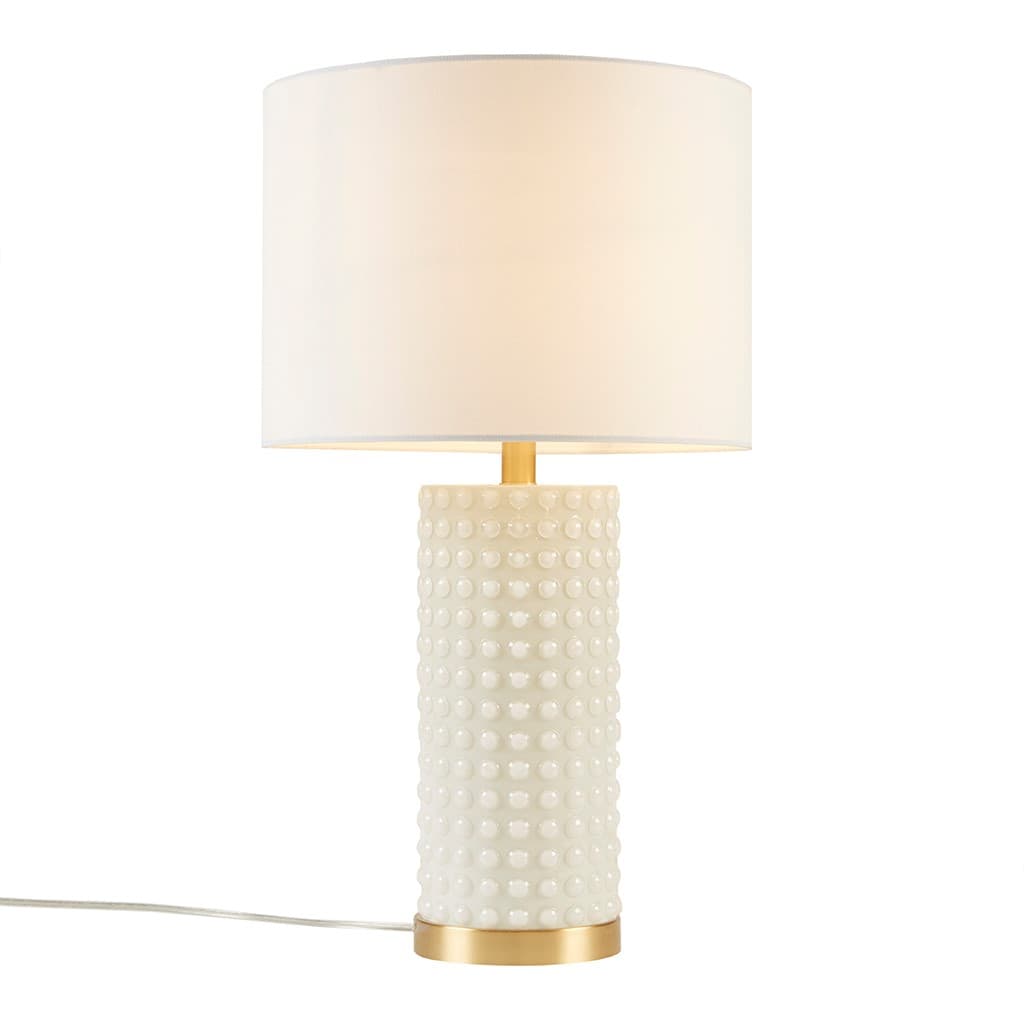 Alt View 2. Luckbyte - Textured Dot Table Lamp.