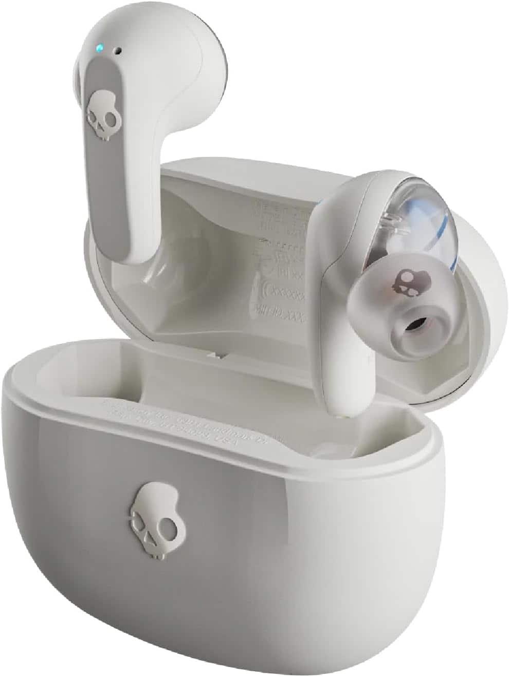 Skullcandy - Rail Wireless Earbuds with Noise-Isolating Fit, 42H Battery, IP55 Water Resistance, Mic for iPhone & Android - Bone