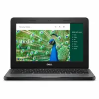 Dell - Chromebook 3120 11.6" Laptop Intel N-Series N100 4GB 64GB EMMC - Gray - Angle_Zoom