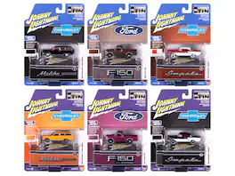 Collector's Tin 2025 Set of 6 Cars Release 2 Limited Edition 1/64 Model Cars by Johnny Lightning