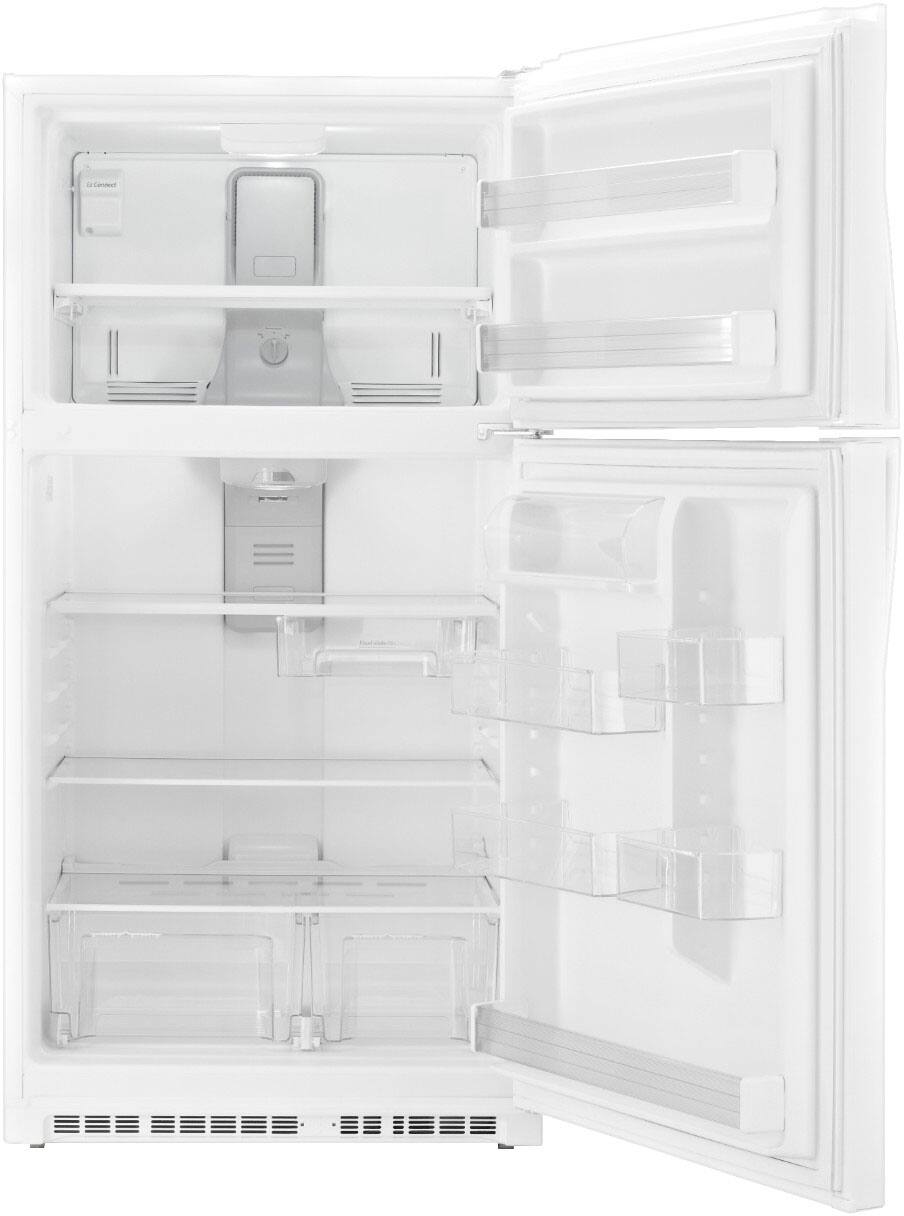 Alt View 1. Whirlpool - 21.3 Cu. Ft. Top-Freezer Refrigerator - White.