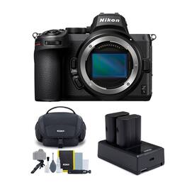 Nikon - Z 5 FX-format Mirrorless Camera Body Bundle with Batteries and Accessories - Black