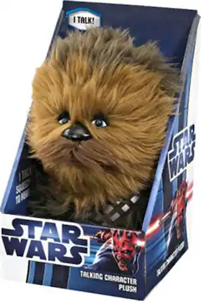 I TALK!
STAR WARS
TALKING CHARACTER PLUSH
