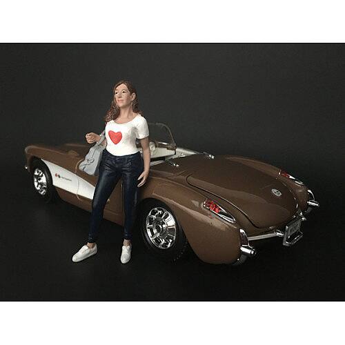 Alt View 2. American Diorama - "Ladies Night" Elle Figurine for 1/18 Scale Models by American Diorama.