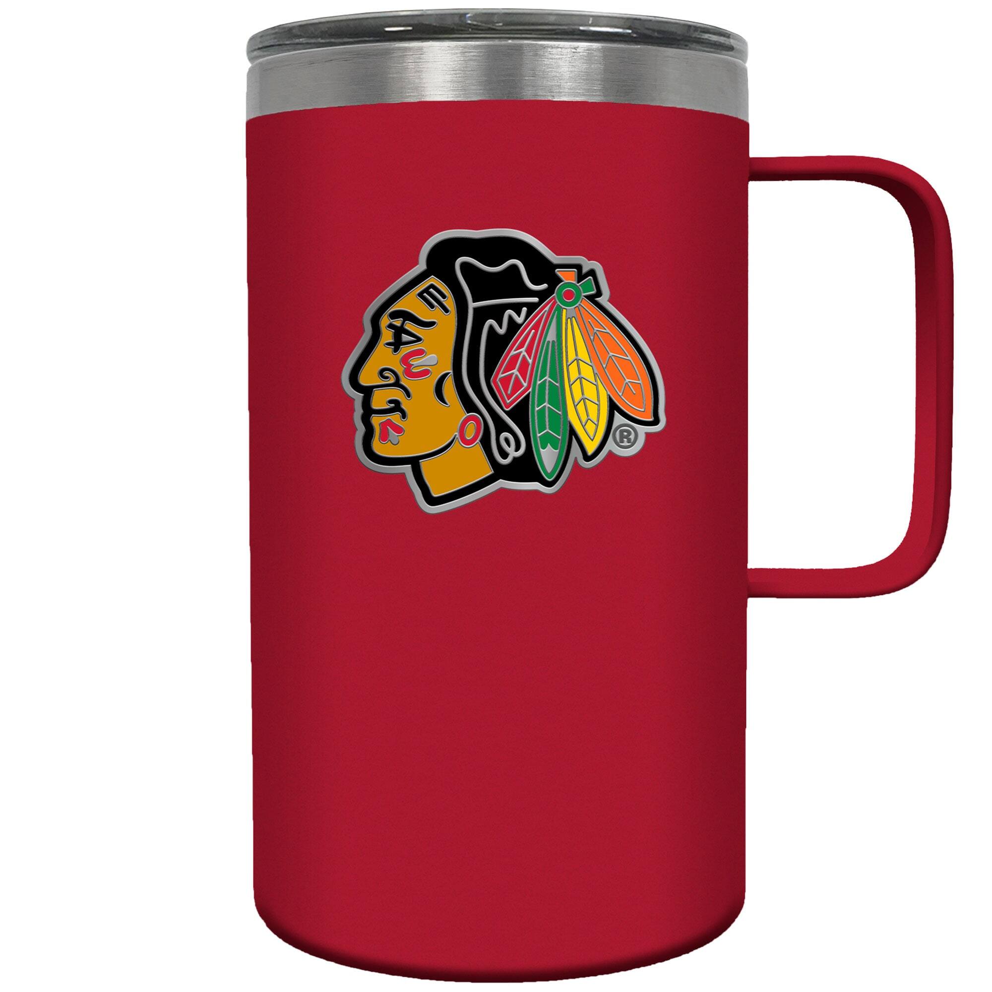 Questions and Answers: Great American Products Chicago Blackhawks 18oz.  Hustle Travel Mug Multicolor 200234425 - Best Buy