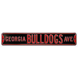 Authentic Street Signs - Georgia Bulldogs 6'' x 36'' Steel Street Sign - Multicolor