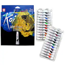 Sakura - Koi Watercolor Sets, 24 Colors, 5 ml Tubes