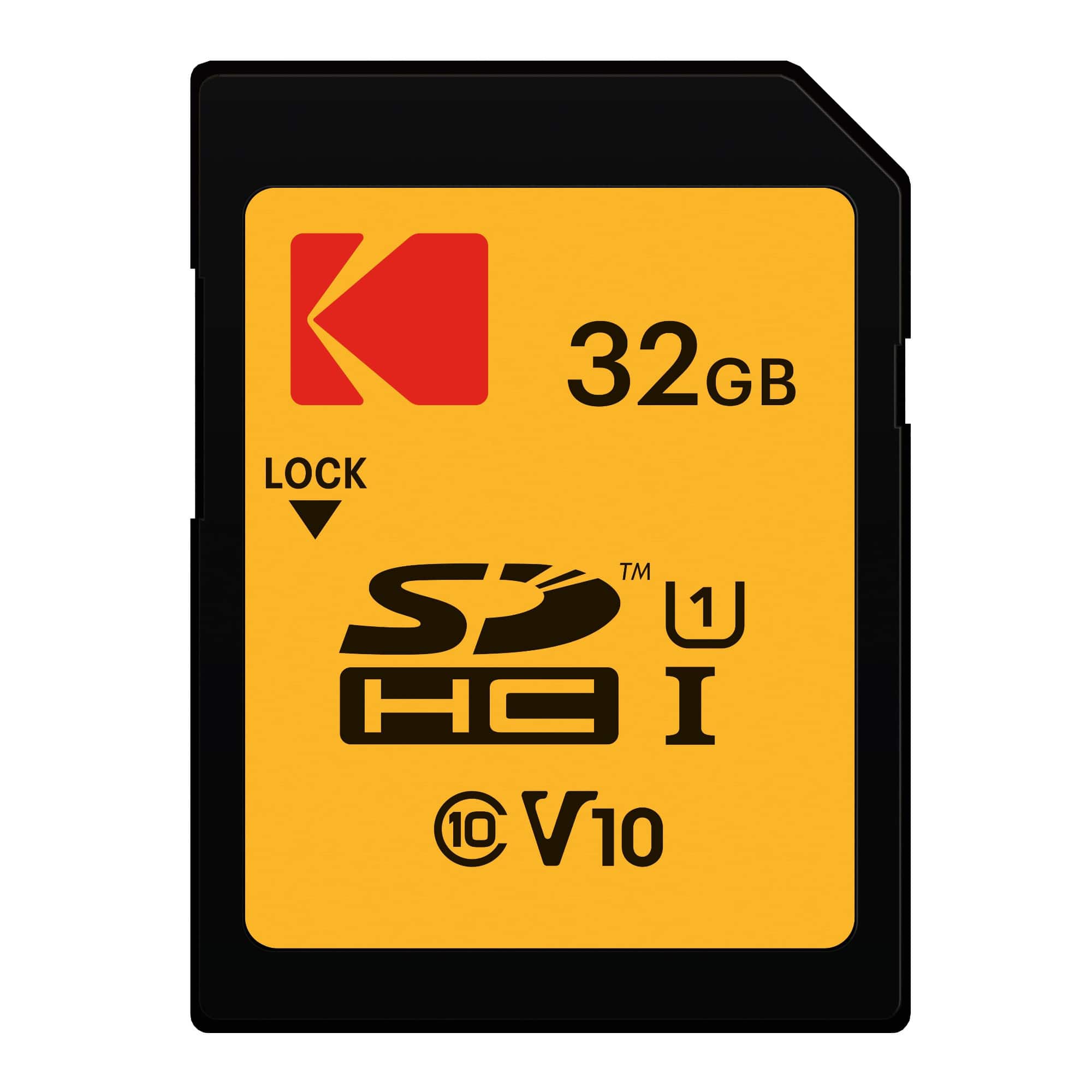 Kodak 32GB Class 10 UHS I U1 SDHC Memory Card (5 Pack) Bundle