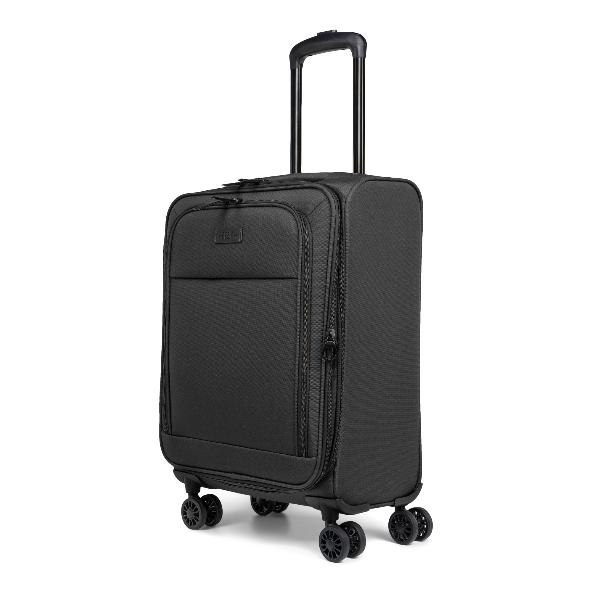 Angle View: Bugatti - Reborn Carry on Suitcase - Black