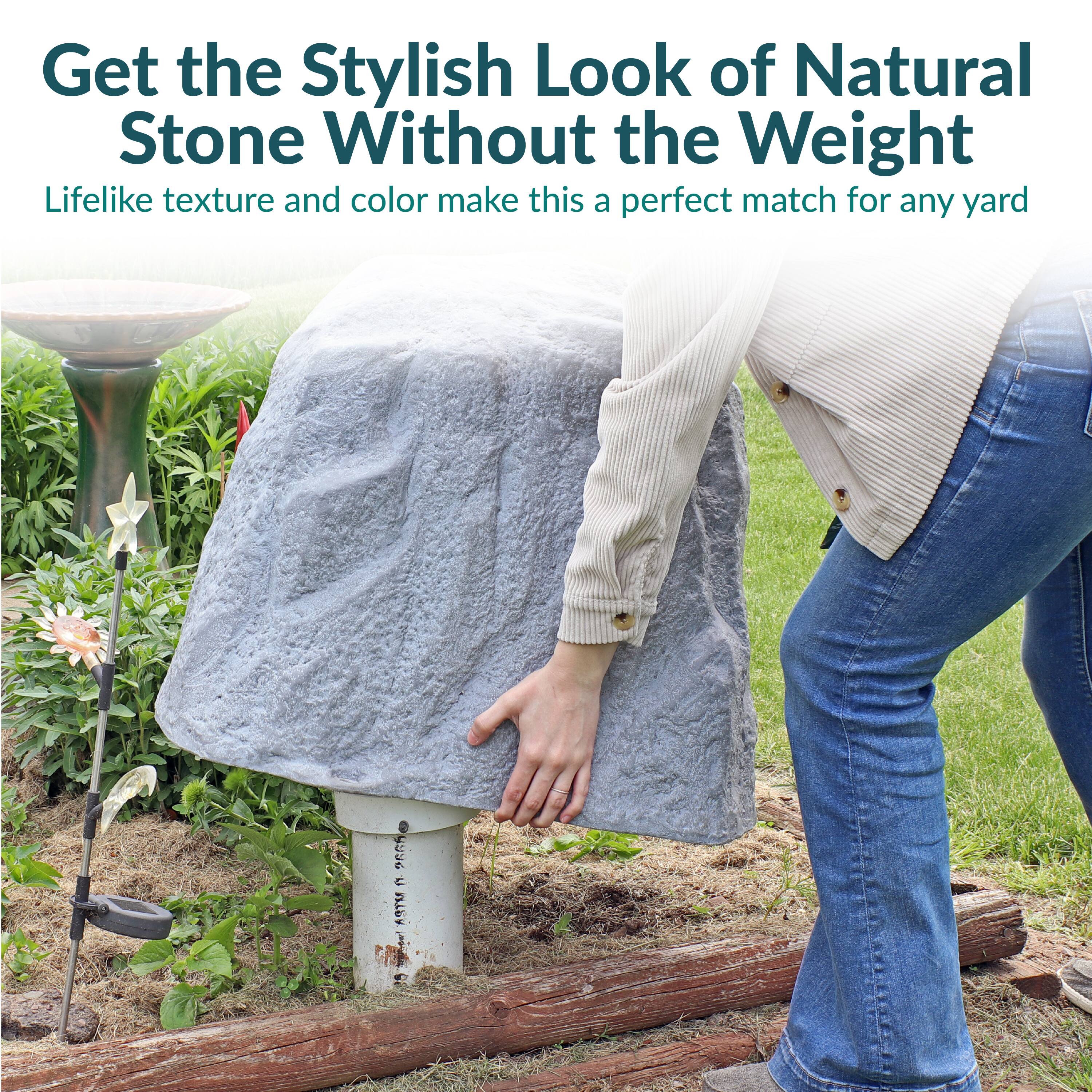 Get the Stylish Look of Natural Stone Without the Weight

Lifelike texture and color make this a perfect match for any yard